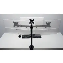 SmartFit® Ergo Single Extended Monitor Arm Black