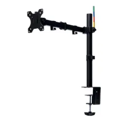 SmartFit® Ergo Single Extended Monitor Arm Black