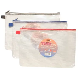 Tiger Tuff Bag A4 Plus. Single Will Come in Black, Red or Blue