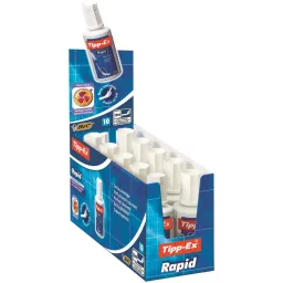 Tipp-Ex Rapid Fluid 20ml White Pack of 10 - WHILE STOCK LASTS