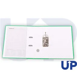 UP A4 70mm Lever Arch File Green Pack of 10