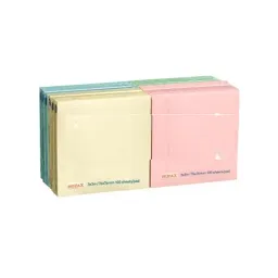 UP Repositionable Notes 76x76mm Assorted Pastel Pack of 12