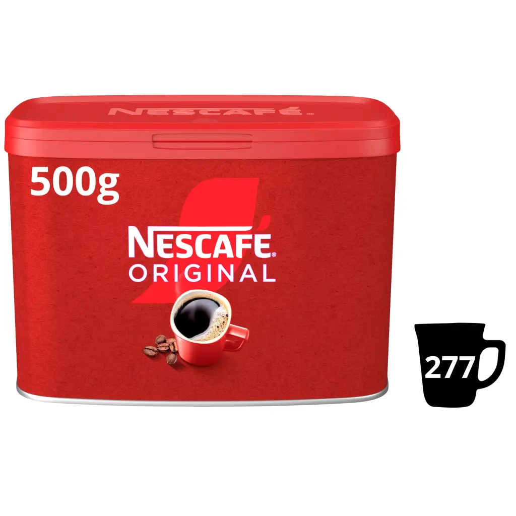 x6 Tin Nescafe Original Granules 500g